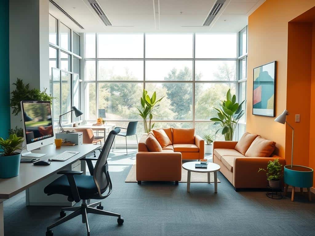 Farbgestaltung im Büro