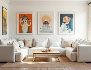 Mehr über den Artikel erfahren Kunst und Bilder in der Wohnung – Auswahl und Platzierung