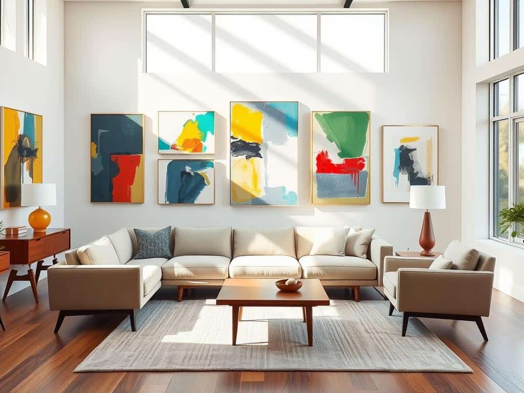Kunst und Einrichtungsstile kombinieren